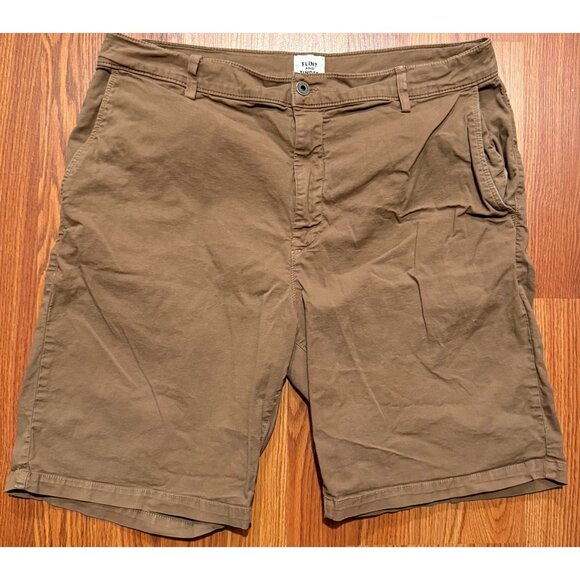 Flint and Tinder 365 Shorts Chino Tan Mens 36 8" - Picture 1 of 6
